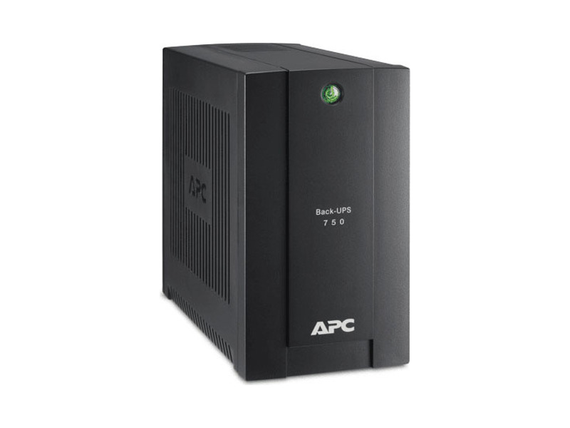 BC750-RS  ИБП APC Back-UPS, 750VA/ 415W, 230V, 4 Schuko outlets (1 Surge & 3 batt.), USB, user replacable batteries