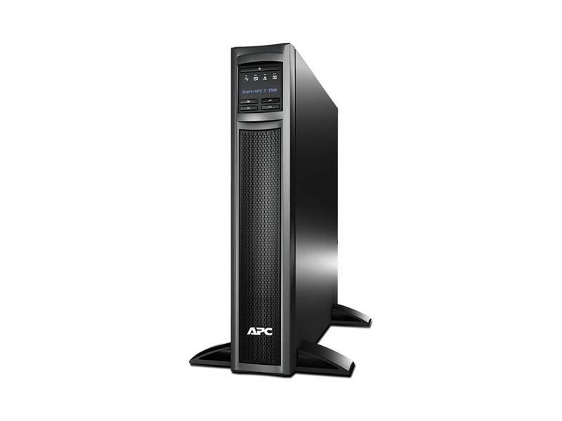 SMX1500RMI2UNC  ИБП APC Smart-UPS X 1500VA/ 1200W, RM 2U/ Tower, Ext. Runtime, Line-Interactive, LCD, Out: 220-240V 8xC13 (3-gr. Switched), Pre-Inst. Web/ SNMP, SmartSlot, USB, COM, EPO, HS User Replaceable Bat, Black 4