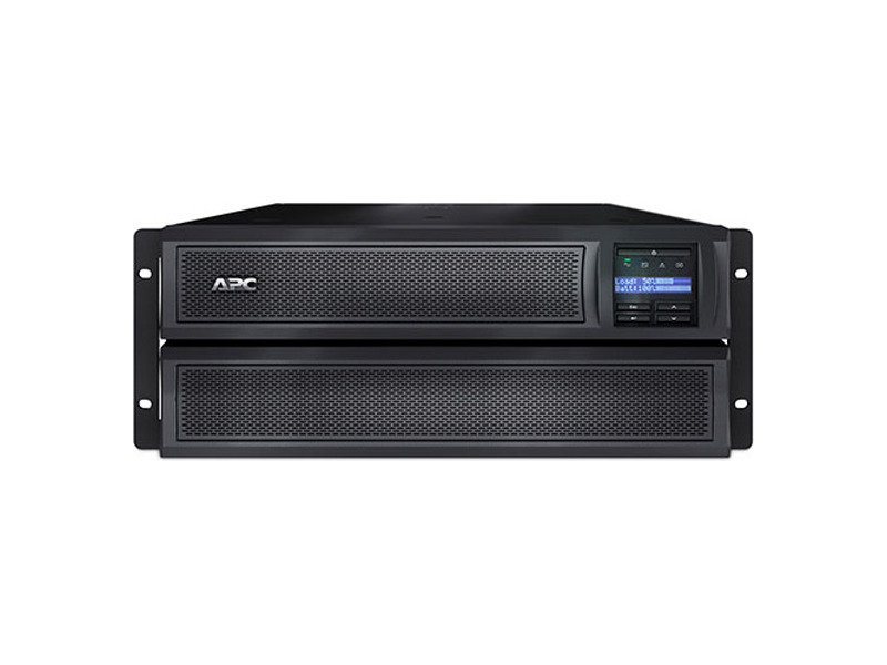 SMX2200HVNC  ИБП APC Smart-UPS X 2200VA/ 1980W, RM 4U/ Tower, Ext. Runtime, Line-Interactive, LCD, Out: 220-240V 8xC13 (3-gr. Switched) 2xC19, Pre-Inst. Web/ SNMP, USB, COM, EPO, HS User Replaceable Bat, Black, 3(2) y.wa