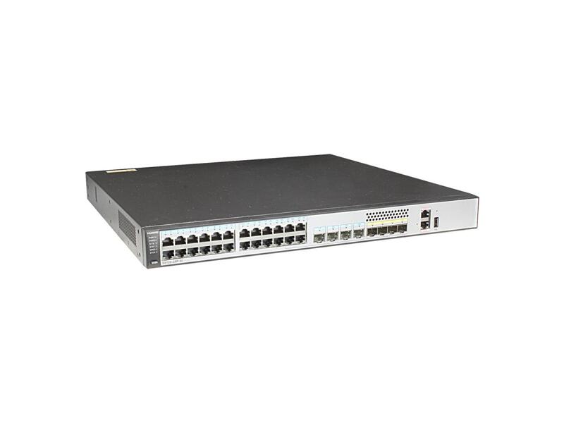 02350DLS  Коммутатор Huawei S5720-28P-SI bundle (24*10/ 100/ 1000BASE-T ports, 4 of which are 10/ 100/ 1000BASE-T+SFP combo ports)