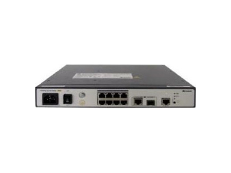 02352335  Коммутатор Huawei S2700-9TP-PWR-EI (8 Ethernet 10/ 100 PoE+ ports, 1 dual-purpose 10/ 100/ 1000 or SFP, AC 110/ 220V) (S2700-9TP-PWR-EI)
