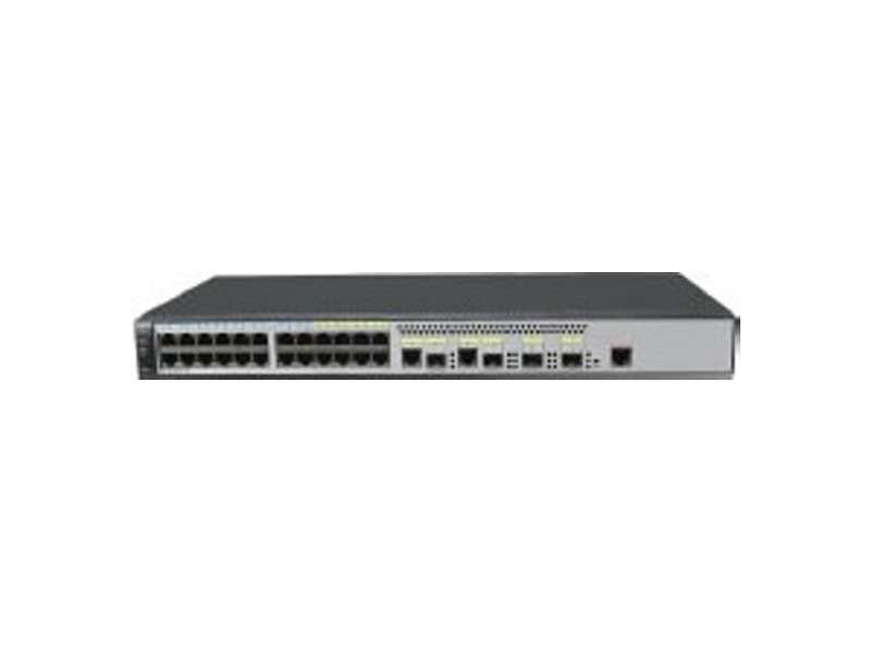 98010680  Коммутатор Huawei S2720-28TP-EI (16 Ethernet 10/ 100 ports, 8 Ethernet 10/ 100/ 1000, 2 Gig SFP and 2 dual-purpose 10/ 100/ 1000 or SFP, AC power support) (S2720-28TP-EI)