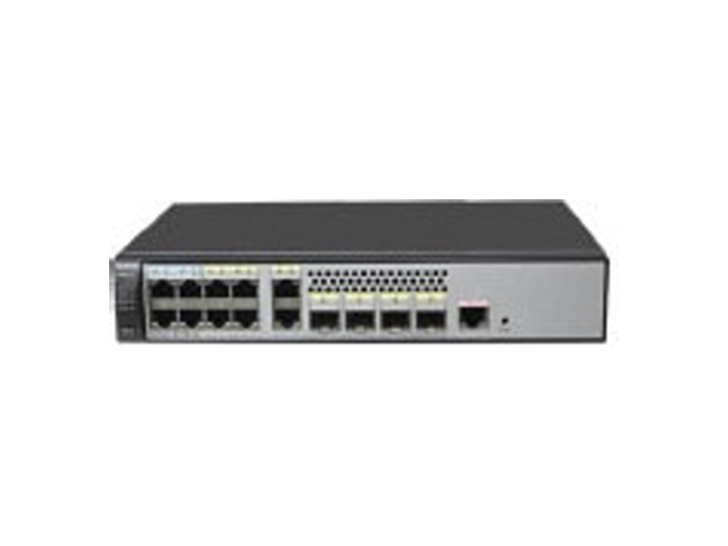 98010731  Коммутатор Huawei S2720-12TP-EI (4 Ethernet 10/ 100 ports, 4 Ethernet 10/ 100/ 1000, 2 dual-purpose 10/ 100/ 1000 or SFP, 2 Gig SFP, AC 110/ 220V) (S2720-12TP-EI)