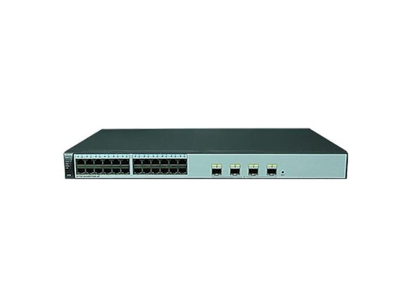 98010748  Коммутатор Huawei S1720-28GWR-PWR-4P Bundle (24 Ethernet 10/ 100/ 1000 ports, 4 Gig SFP, PoE+, with license, 370W POE AC power support) (S1720-28GWR-PWR-4P-E)