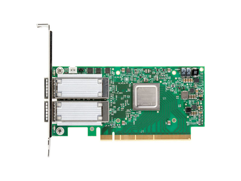 MCX516A-CDAT  Адаптер Mellanox MCX516A-CDAT ConnectX-5 Ex EN Network Interface Card 100GbE Dual-Port QSFP28 PCIe4.0 x16 Tall Bracket ROHS R6