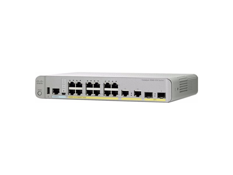 WS-C3560CX-12PD-S  Cisco Catalyst 3560-CX 12 Port PoE, 10G Uplinks IP Base