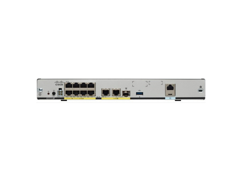 C1111-8P  Cisco ISR 1100 8 Ports Dual GE WAN Ethernet Router 1