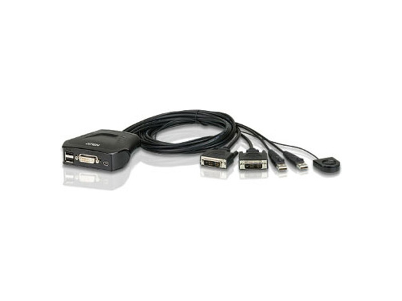 CS22D-AT  KVM-переключатель 2 PORT USB DVI KVM SWITCH ATEN