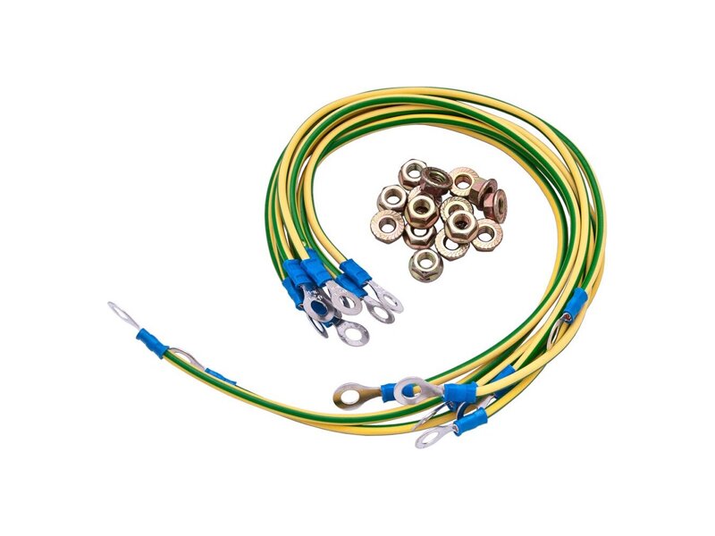 GrW  Набор кабелей заземления (30см - 6 шт, 40см- 2шт, гайка с фланцем - 16 шт)