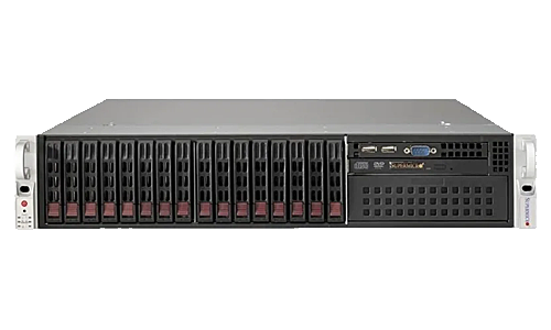 Сервер Supermicro WS-C2.R2H.H216  2x Intel Xeon E5-2600v4 2U 16x HDD 2''5