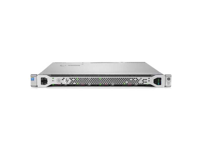 755261-B21  Сервер HPE ProLiant DL360 Gen9 1(up2)x E5-2603v3 6C 1.6 GHz, DDR4-2133 1x8GB-R, H240/ ZM (RAID 1+0/ 5/ 5+0) noHDD (8/ 10 SFF 2.5'' HP) 1x500W Flex Plat (up2), 4x1Gb/ s, noDVD, iLO4.2, Rack1U, 3-3-3 1