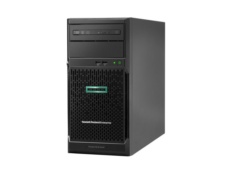 P06781-425  Сервер HPE ProLiant ML30 Gen10 1xE-2124 1x8Gb S100i 1G 2P 1x350W 3-1-1 PS Entry Server