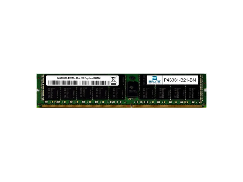 P43331-B21  HPE DDR5 64GB 4800 MHz(PC5-38400) Smart Memory Kit ECC Registered 1.1V