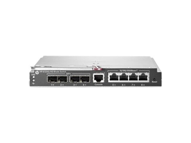 658250-B21  Коммутатор HPE Ethernet Blade Switch 6125G/ XG, 16х1Gb downlinks, 4x1Gb(RJ45), 4xSFP/ SFP+ (1Gb/ 10Gb/ IRF), 1xMang(RJ45)