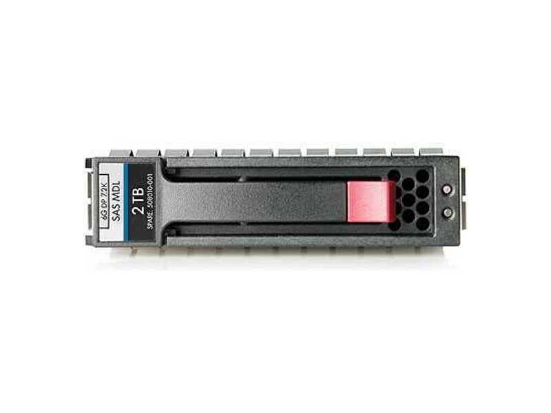 507616-B21  Жесткий диск HPE 2TB 6G SAS 7.2K 3.5in DP MDL HDD