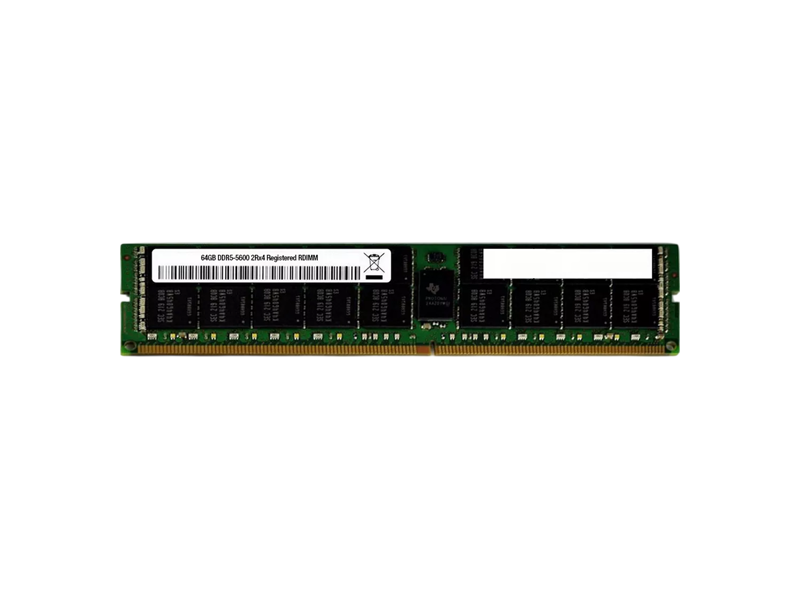 370-BBRN  DELL RDIMM DDR5 64GB 5600 MHz (PC5-44800) ECC Reg Memory