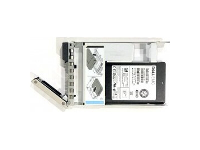 400-AXRJ  Жесткий диск Dell SSD 480GB, SATA Read Intensive 6Gbps 512 2.5in Hot-plug AG Drive, 3.5in HYB CARR, 1 DWPD, 876 TBW