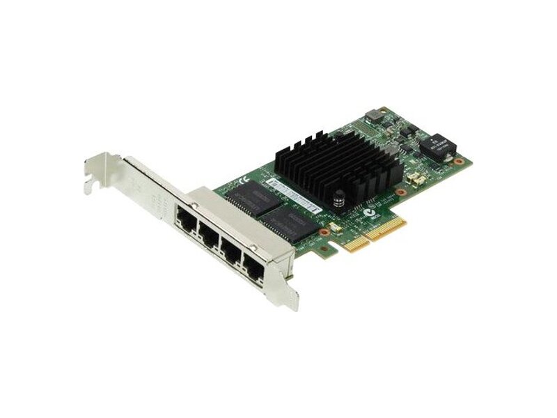 540-BBCZ  Intel Ethernet i350 Quad Port 1GbE BASE-T Adapter, PCIe Low Profile