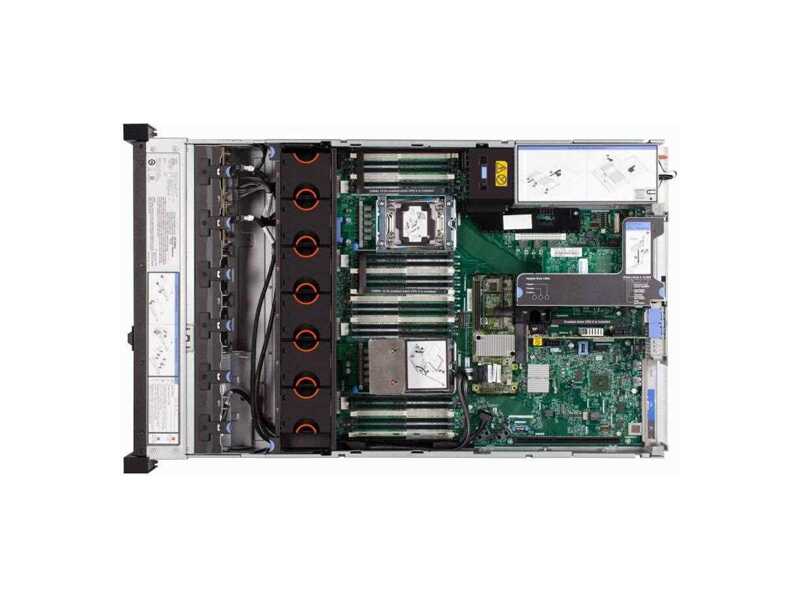 5462G2G  Сервер Lenovo ThinkSystem x3650 M5, Xeon 10C E5-2650v3 105W 2.3GHz/ 2133MHz/ 25MB, 1x16GB, O/ Bay HS 2.5in SAS/ SATA, SR M5210, 750W p/ s, Rack 2
