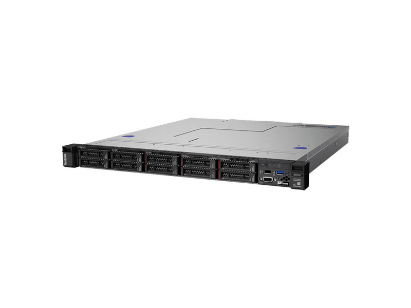7Y51A029EA  Сервер Lenovo ThinkSystem SR250 Rack 1U, E-2146G 6C (3.5GHz/ 80W), 16GB/ 2666MHz/ 2Rx8/ 1.2V ECC UDIMM, noHDD 2, 5'' (up to 8/ 10), 1xSATA SW RAID, 2x1GbE, 1x450W p/ s (up to 2), XCC Standart