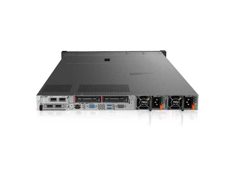 7Y99A00LEA  Сервер Lenovo ThinkSystem SR635, 1xAMD EPYC Rome 16C 155W 3.0GHz 155W, 1x32GB 2Rx4, SW RD, 1x750W, Toolless Slide Rail 1