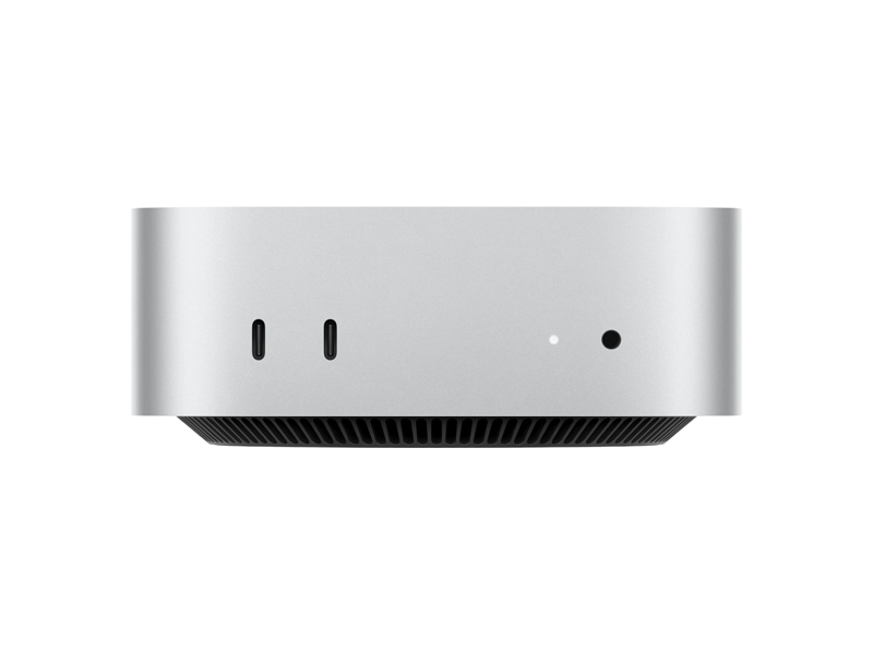 MCYT4LL/A  ПК Apple Mac Mini 2024/ M4 24GB/ 512GB SSD/ 10 core GPU/ MacOS/ silver/ Wi-Fi/ BT/ 3xThunderbolt/ 2xUSB/ HDMI/ RJ45 2