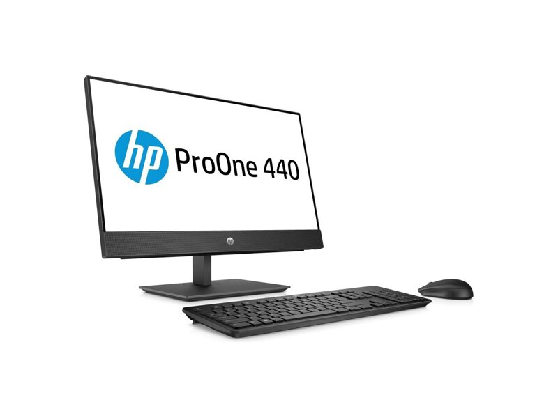 8BX50ES  Моноблок HP ProOne 440 G4 23.8'' Full HD i3 8100T/ 8Gb/ SSD256Gb/ Free DOS/ GbitEth/ WiFi/ BT/ клавиатура/ мышь/ черный