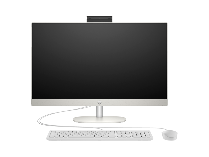 A0CM0EA  Моноблок HP All-in-One 27-cr1003nh / 27''/ (1920x1080)/ Intel Core Ultra 7 155U/ 16GB/ 512GB SSD/ noDVD/ Int:Intel Iris X/ Cam/ WiFi/ Starry White/ DOS + Eng kbd mouse/ 5xUSB/ HDMI/ RJ45