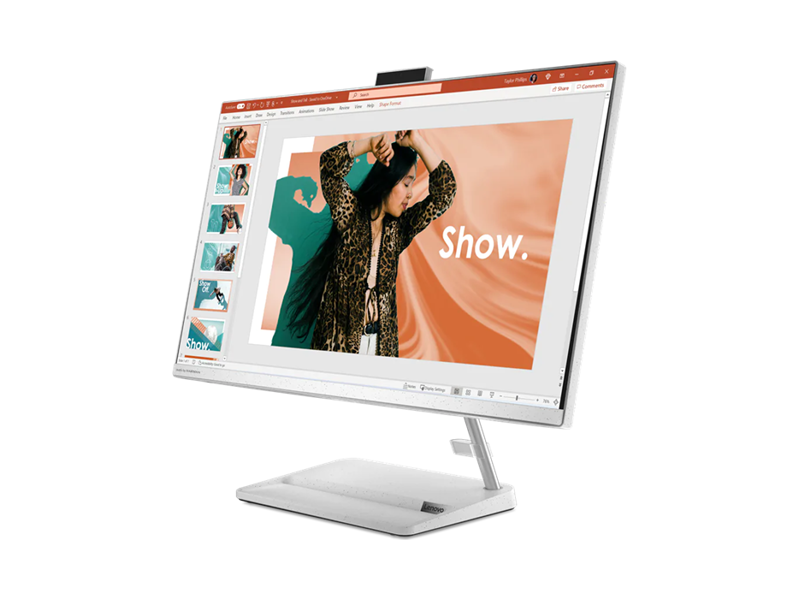 F0GJ00BGRU  Моноблок Lenovo IdeaCentre AIO 3 27IAP7 27'' FHD (1920x1080) IPS 250N, i5-1240P, 2x4GB DDR4 3200, 512GB SSD M.2, Intel Iris Xe, WiFi, BT, NoDVD, 5.0 Cam, Wireless KB&Mouse, NoOS, White, 1Y