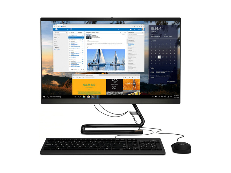 F0FQ001VRK  Моноблок Lenovo IdeaCentre AIO 3 22IIL5 21.5'' IPS 1920x1080, Core i3-1005G1 1.20GHz, 8GB DDR4, Intel UHD Graphics, SSD 128GB, HDD 1T, Win10 Home