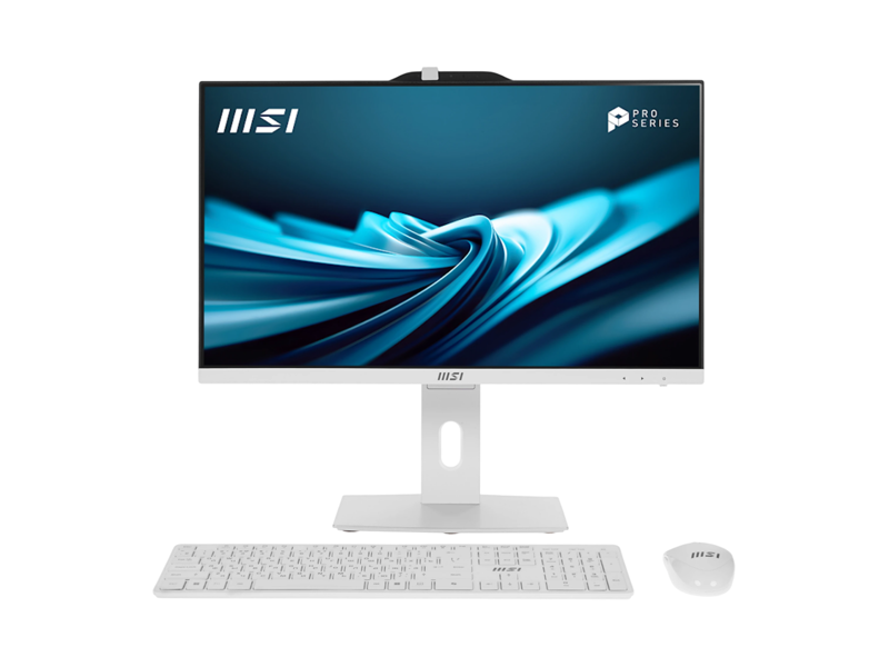 9S6-AE0622-846  Моноблок MSI Pro AP242P 14M AIO/ 23.8''/ Intel Сore i5-14400/ 8GB/ 512GB SSD/ Intel UHD/ (1920x1080)/ DOS/ white/ Wi-Fi/ BT/ CAM/ 6xUSB/ HDMI/ DP/ RJ45/ WirelessKB&mouse