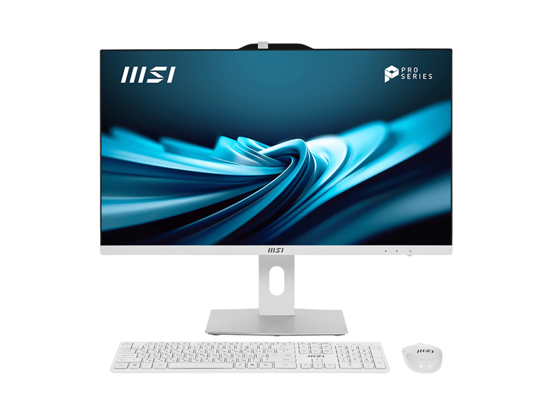 9S6-AF8322-819  Моноблок MSI Pro AP272P 14M-684XRU / 27''/ Intel Core i7 14700 (2.1)/ 32GB / 1TB SSD / UHDG 770 / noOS/ WiFi/ BT/ Cam/ 120W/ клавиатура мышь / белый / 1920x1080/ 6xUSB/ HDMI/ RJ45