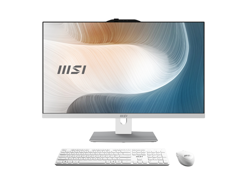9S6-AF8232-1468  Моноблок MSI Modern AM272P 1M-1468XRU/ 27''/ Intel Core 5 120U/ 16GB/ 512GB SSD/ Intel UHD/ (1920x1080)/ DOS/ white/ Wi-Fi/ BT/ CAM/ 4xUSB/ 2xUSB-C/ HDMI/ RJ45