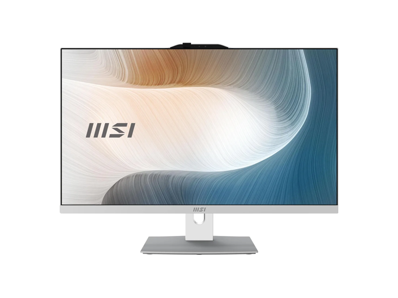 9S6-AF8232-676  Моноблок MSI Modern AM272P 1M-676XRU 27'' Full HD Core 3 100U (1.2) 16Gb SSD512Gb noOS GbitEth WiFi BT 120W клавиатура мышь Cam белый 1920x1080