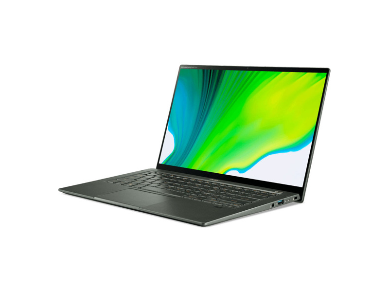 NX.A34ER.005  Ноутбук Acer Swift SF514-55T-50UE 14.0'' FHD(1920x1080) IPS/ TOUCH/ Intel Core i5-1135G7 2.40GHz Quad/ 8GB+512GB SSD/ Integrated/ WiFi/ BT/ 1.0MP/ Fingerprint/ 4cell/ 1, 05 kg/ W10/ 1Y/ GREEN