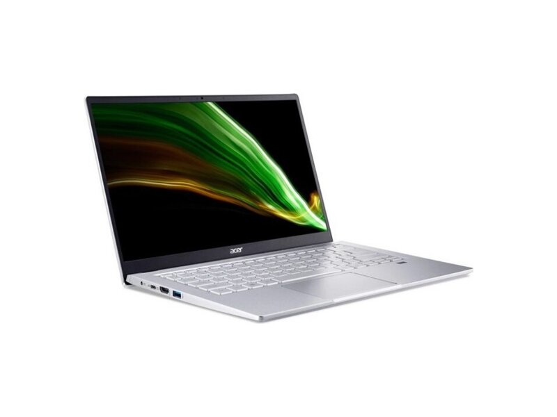NX.AB1ER.00U  Ноутбук ACER Swift 3 SF314-43 Ryzen 5500U/ 8Gb/ SSD256Gb/ 14''/ IPS/ FHD/ Win11/ silver