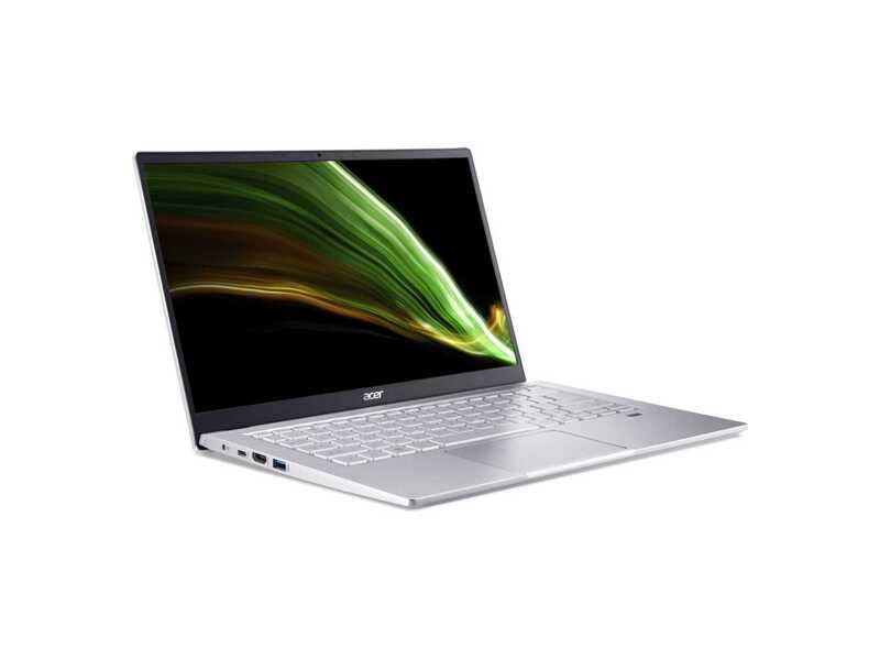 NX.ABLER.009  Ноутбук Acer SF314-511-3360 Swift 14.0'' FHD(1920x1080)/ Intel Core i3-1115G4 3.00GHz Dual/ 8 GB+512GB SSD/ Integrated/ WiFi/ BT5.0/ 1.0MP/ Fingerprint/ 3cell/ 11 h/ 1, 2 kg/ noOS/ 1Y/ SILVER