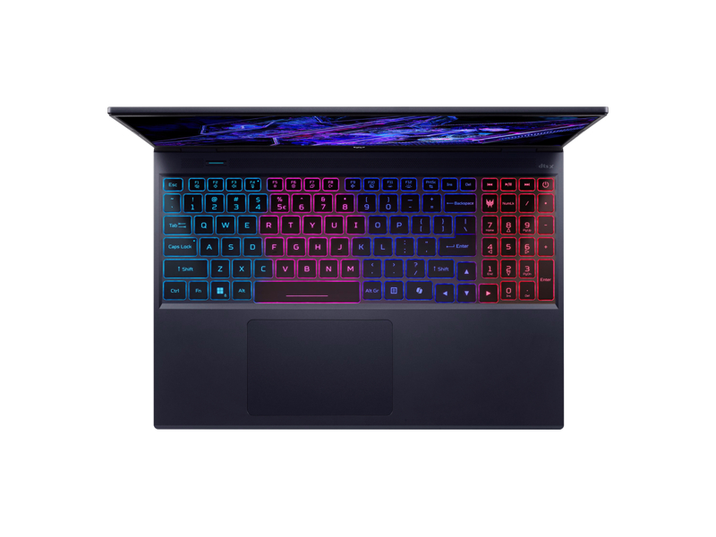 NH.QNPCD.002  Ноутбук ACER Predator Helios Neo 16 PHN16-72-713V 18''(2560x1600 (матовый) IPS)/ Intel Core i7 14700HX(2.1Ghz)/ 16384Mb/ 1024PCISSDGb/ noDVD/ Ext:nVidia GeForce RTX4050(6144Mb)/ Cam/ BT/ WiFi/ 65WHr/ 2.4kg/ Black/ Win11Home 1