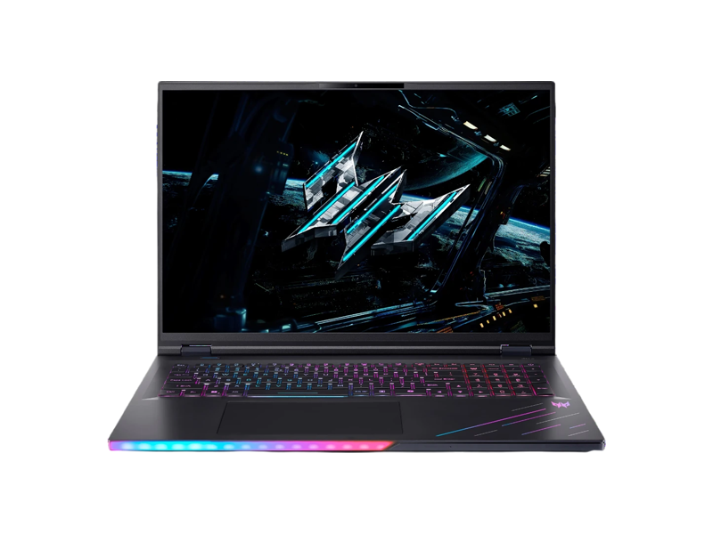 NH.QVZCD.003  Ноутбук ACER Predator Helios 18 AI PH18-73-939Q/ 18''/ Intel Ultra 9 275HX/ 32GB/ 2TB SSD/ NVIDIA GeForce RTX 5080 163GB/ (2560x1600)/ DOS/ black/ Wi-Fi/ BT/ CAM/ USB/ HDMI/ RJ45
