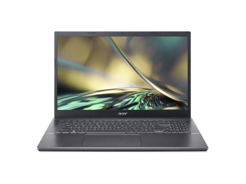 NX.K3KER.006  Ноутбук Acer Aspire 5 A515-57-51W3 Core i5 1235U 16Gb SSD512Gb Intel UHD Graphics 15.6'' IPS FHD (1920x1080) Eshell grey WiFi BT Cam