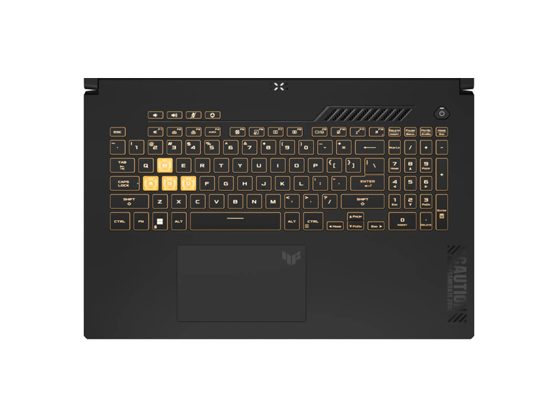 90NR0MY5-M00060 Ноутбук Asus TUF Gaming F17 FX707VJ-HX006/ 17.3''/ Intel Core 5 210H/ 16GB/ 512GB SSD/ NVIDIA GeForce RTX 3050 6GB/ (1920x1080)/ DOS/ grey/ Wi-Fi/ BT/ CAM/ Thunderbolt/ 2xUSB/ USB-C/ HDMI/ RJ45 1