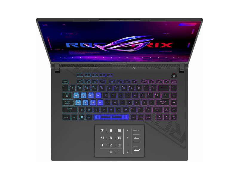 90NR0CC1-M00YL0  Ноутбук ASUS ROG Strix G16 G614JU-N3441 / 16''/ Intel Core i7 13650HX/ 16GB/ 512GB SSD/ Ext:nVidia GeForce RTX4050/ Cam/ BT/ WiFi/ Eclipse Gray/ DOS/ Thunderbolt 4/ 3xUSB/ RJ45 3