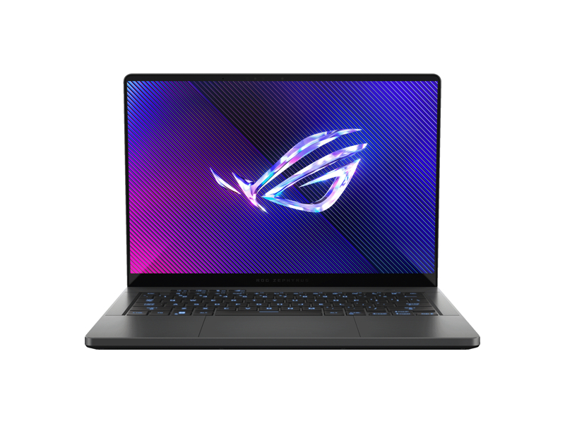 90NR0I01-M00A00  Ноутбук ASUS ROG Zephyrus G14 GA403UV-QS186/ 14''/ (2880x1800)/ )/ AMD Ryzen 7 8845HS(3.8Ghz)/ 16GB/ 1TB SSD/ noDVD/ Ext:nVidia GeForce RTX4060/ Cam/ BT/ WiFi/ / Eclipse Gray/ DOS/ 3xUSB/ RJ45