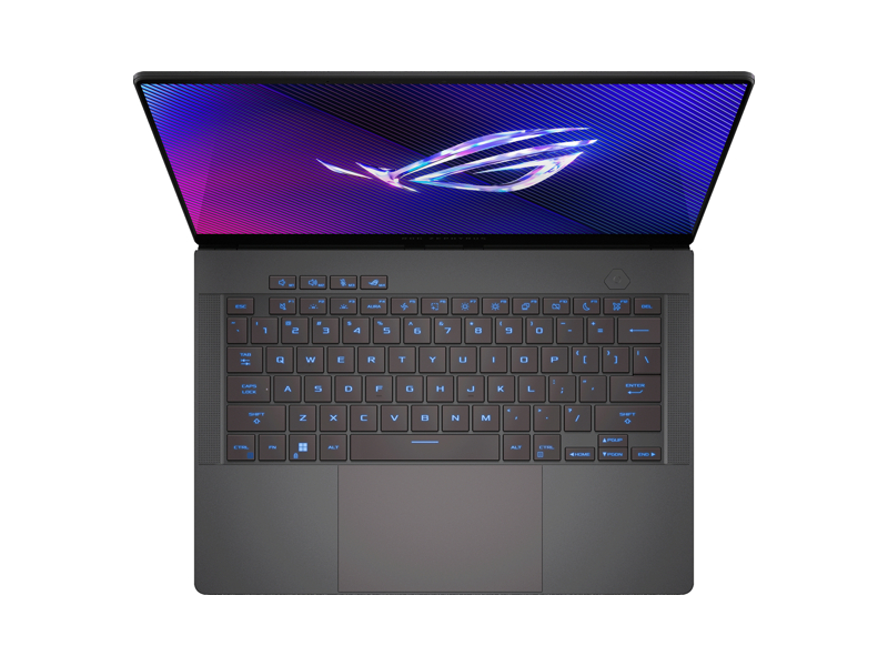 90NR0I01-M00A00  Ноутбук ASUS ROG Zephyrus G14 GA403UV-QS186/ 14''/ (2880x1800)/ )/ AMD Ryzen 7 8845HS(3.8Ghz)/ 16GB/ 1TB SSD/ noDVD/ Ext:nVidia GeForce RTX4060/ Cam/ BT/ WiFi/ / Eclipse Gray/ DOS/ 3xUSB/ RJ45 1