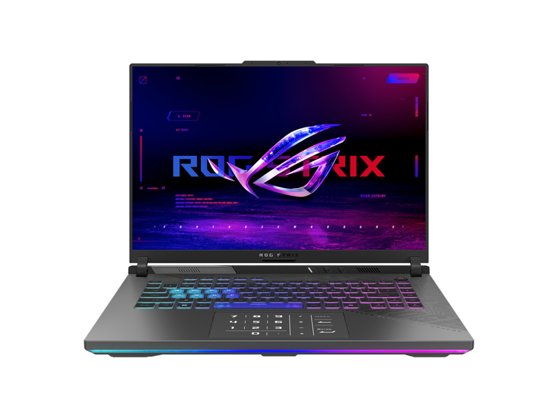 90NR0L67-M00300 Ноутбук Asus ROG Strix G16 G614PP-S5063/ 16''/ AMD Ryzen 9 8940HX/ 16GB/ 512GB SSD/ NVIDIA GeForce RTX5070 8GB/ (2560x1600)/ DOS/ grey/ Wi-Fi/ BT/ CAM/ 2xThunderbolt/ 2xUSB/ HDMI/ RJ45