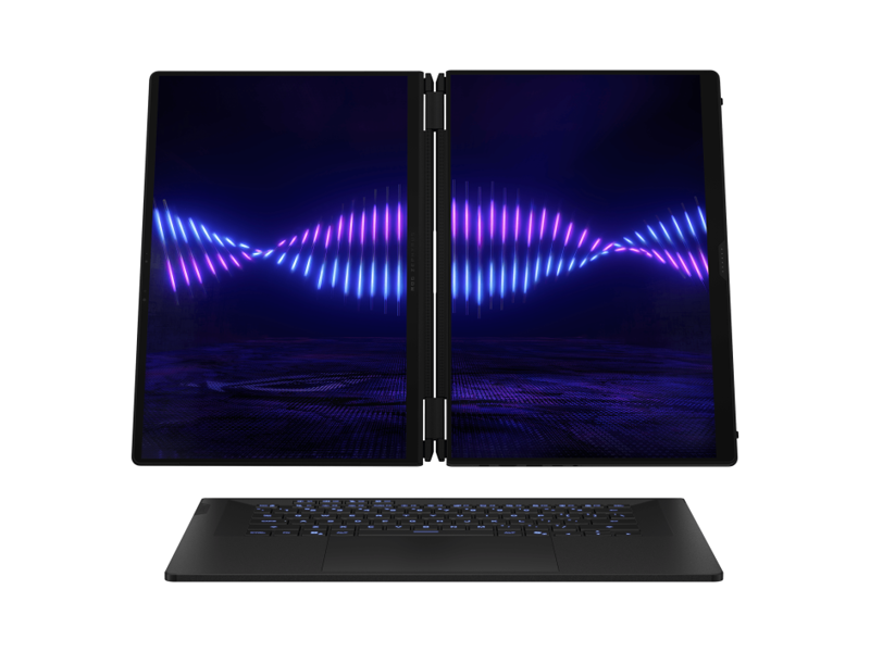 90NR0NT2-M00530  Ноутбук ASUS ROG Zephyrus Duo 16 GX651AX-SR118W/ 16''/ Intel Ultra 9 386H/ 64GB/ 1TB SSD/ NVIDIA GeForce RTX 5090 24GB/ (2880x1800)/ Win11Home/ grey/ Wi-Fi/ BT/ CAM/ 2xThunderbolt/ 2xUSB/ HDMI