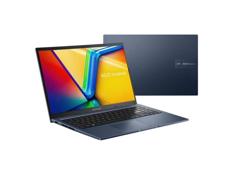 90NB0X21-M00FX0  Ноутбук ASUS VivoBook Series M1502YA-BQ353 / 15.6'' / AMD Ryzen 5 7430U/ 8GB/ 512GB SSD/ AMD Radeon Graphics/ 1920x1200/ DOS / темно-синий/ Wi-Fi/ BT/ Cam/ 4xUSB/ HDMI