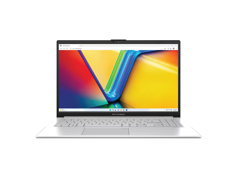 90NB0ZR1-M02S50  Ноутбук Asus Vivobook Go 15 E1504FA-BQ1586/ 15.6''/ AMD Ryzen 5 7520U/ 8GB/ 512GB SSD/ AMD Radeon 610M/ (1920x1080)/ DOS/ silver/ Wi-Fi/ BT/ CAM/ 2xUSB/ USB-C/ HDMI