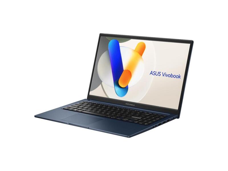 90NB10J1-M01E70  Ноутбук ASUS VivoBook Series X1504VA-NJ739/ 15.6''/ Intel Core i3 1315U/ 8GB/ 512GB SSD/ Intel UHD Graphics/ 1920x1080/ DOS темно-синий/ Wi-Fi/ BT/ CAM/ 4xUSB/ HDMI