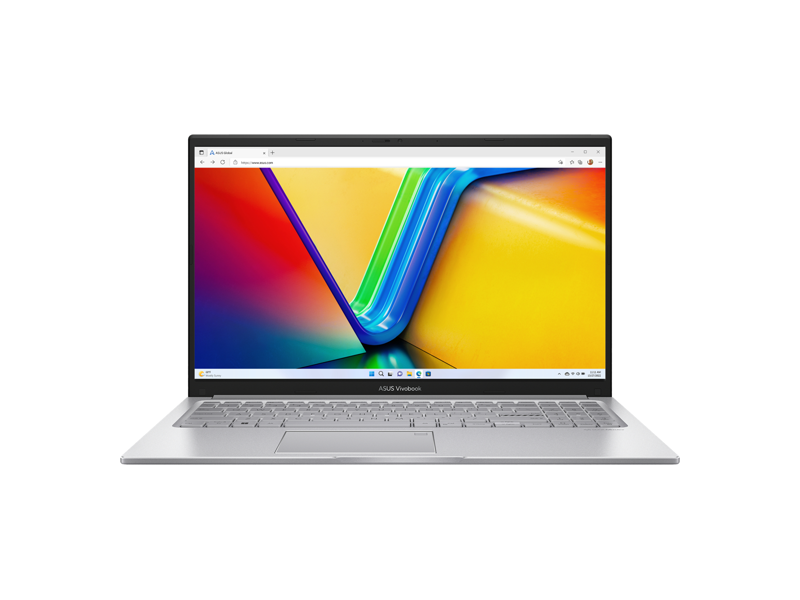 90NB13Y2-M03600  Ноутбук ASUS VivoBook X1504VA-BQ4060/ 15.6''/ Intel Core 3 100U/ 16GB/ 512GB SSD/ Intel UHD/ (1920x1080)/ DOS/ silver/ Wi-Fi/ BT/ CAM/ 3xUSB/ USB-C/ HDMI